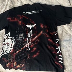 Darc Sport Black and Red Samurai Graphic Tee
